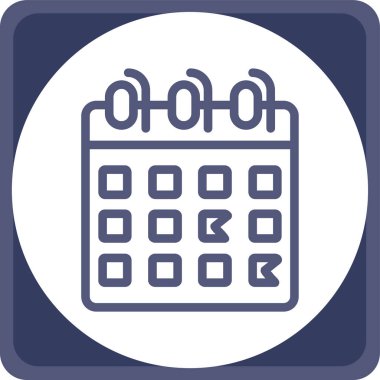 tarih simgesi, vektör illüstrasyonu basit tasarım