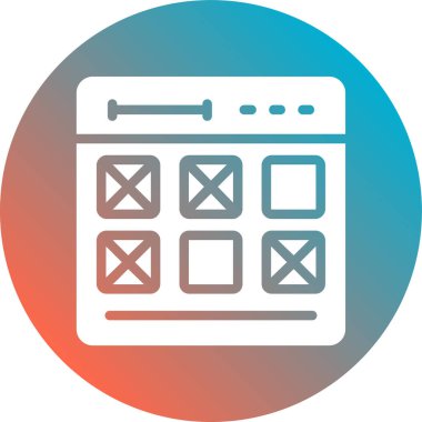 seo modern simgesinin vektör illüstrasyonu