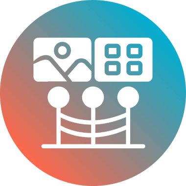 Modern b 'nin vektör illüstrasyonu eksik simgesi