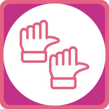 El işaretçisi. Web simgesi vektör illüstrasyonu