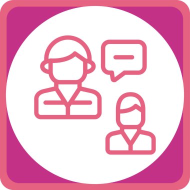 İş simgesinin vektör illüstrasyonu