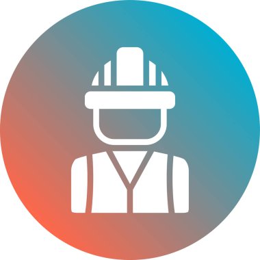 Koruyucu maskeli bir adamın vektör çizimi