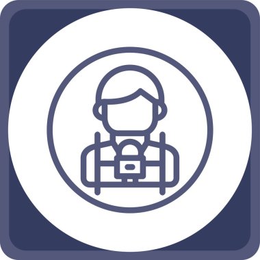 Modern eğitim ikonunun vektör illüstrasyonu