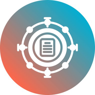 seo modern simgesinin vektör illüstrasyonu