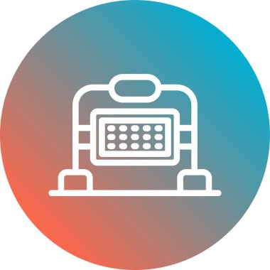 Modern simgenin vektör illüstrasyonu