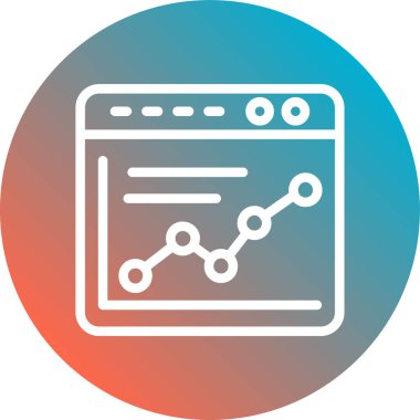 seo modern simgesinin vektör illüstrasyonu