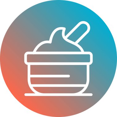 Modern simgenin vektör illüstrasyonu