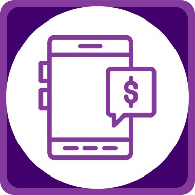 vektör cep telefon simgesi