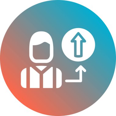 Arrow vektör simgesi illüstrasyonu