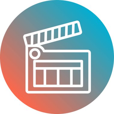 Beyaz arkaplanda kamera vektör illüstrasyonu