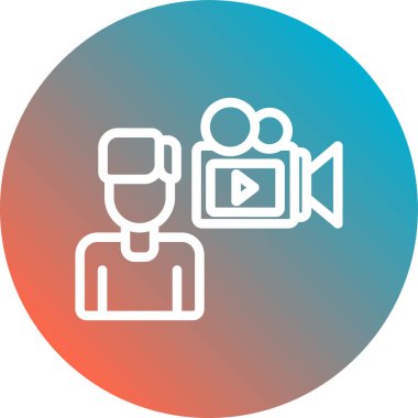 Modern simgenin vektör illüstrasyonu