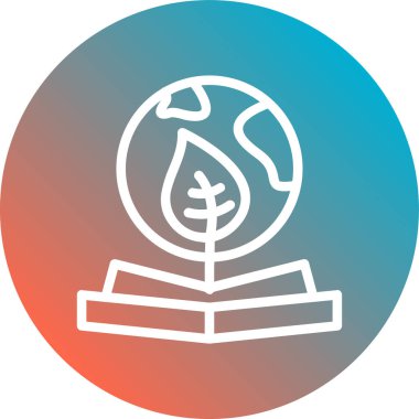 Modern simgenin vektör illüstrasyonu