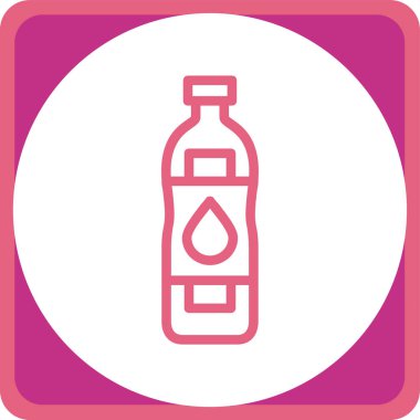 Moda tarzında izole edilmiş arka planda su simgesi