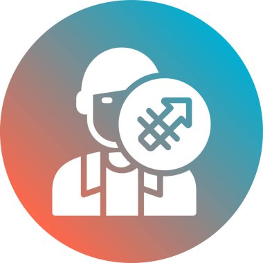 Modern simgenin vektör illüstrasyonu