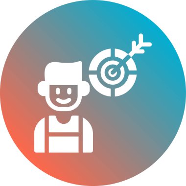 Vektör illüstrasyonu, simge ögesi biçimi