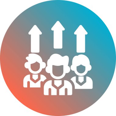 İnsan simgesinin vektör illüstrasyonu