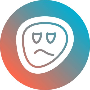 emoji simgesinin vektör illüstrasyonu