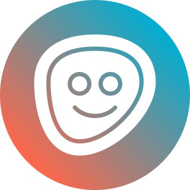 Yüz simgesi vektör illüstrasyonu