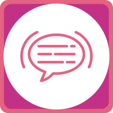 konuşma kabarcığı vektör çizimi