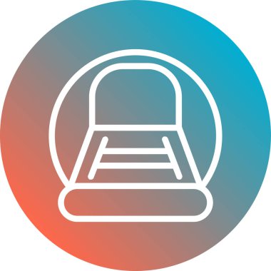 Şapka simgesinin vektör illüstrasyonu