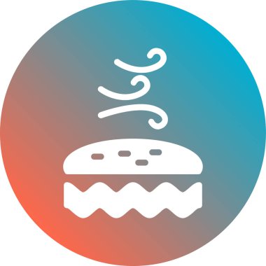 Pasta ikonu düz stil.