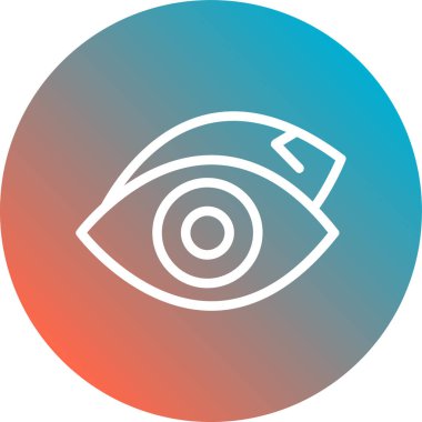 Göz simgesi vektör illüstrasyonu