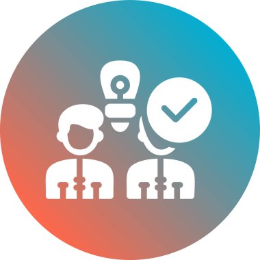 kullanıcı vektörü simgesi modern basit illüstrasyon