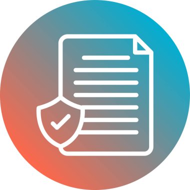 Denetim listesi düz simge vektör çizim