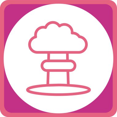 Benzersiz nükleer vektör simgesi