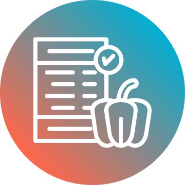 Belge simgesinin vektör illüstrasyonu