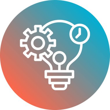 Moda biçimi izole edilmiş arkaplanda ampul simgesi