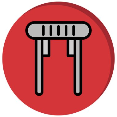 Tornavida. Web simgesi basit illüstrasyon