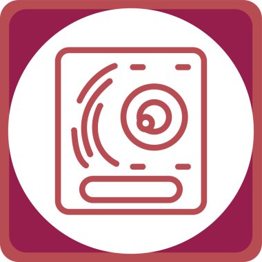 Vektör illüstrasyonu, simge ögesi arkaplanı