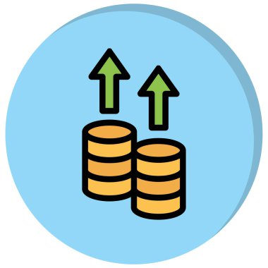Değişim simgesi vektör illüstrasyonu. Değişim