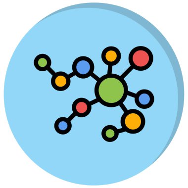 ağ paylaşım simgesi çizimi