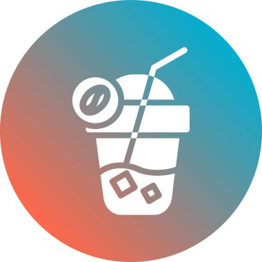 Çöp can düz vektör simgesi