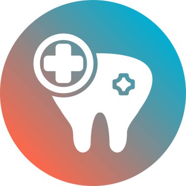 Tıbbi bir simgenin vektör illüstrasyonu