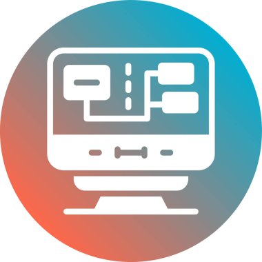 vektör bilgisayar resimleme simgesi