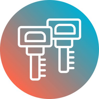 Modern b 'nin vektör illüstrasyonu