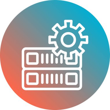 seo modern simgesinin vektör illüstrasyonu