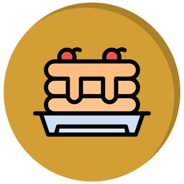 kek vektörü simgesi modern basit vektör illüstrasyonu