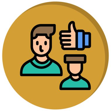 Sakallı bir adamın vektör çizimi