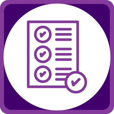 trend biçimi izole edilmiş arkaplandaki kontrol listesi simgesi