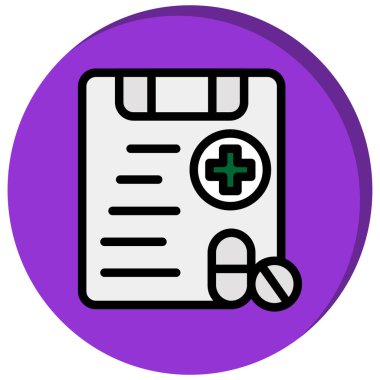 Tıbbi simgesi olan pano