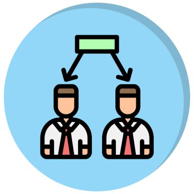 iş simgesi vektör illüstrasyonu