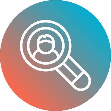 Arama simgesi vektör illüstrasyonu