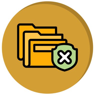 belge simgesi içeren dosya dizini, basit biçim