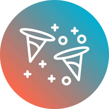 Pizza ikonu vektör illüstrasyonu