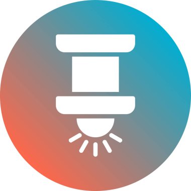 Lamba. Web simgesi basit illüstrasyon