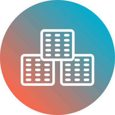 Modern bir simgenin vektör illüstrasyonu